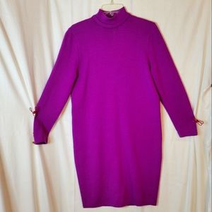 ST. JOHN By Marie Gray Purple sweater dress. Size 6